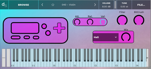screenshot of romplerbox plugins